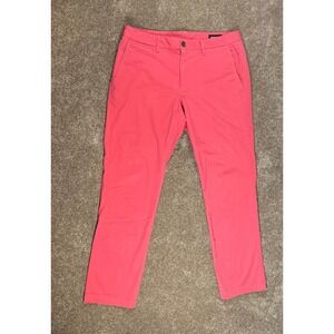 Bonobos Slim Fit Coral Pink Chinos Pants Mens Size 33x30